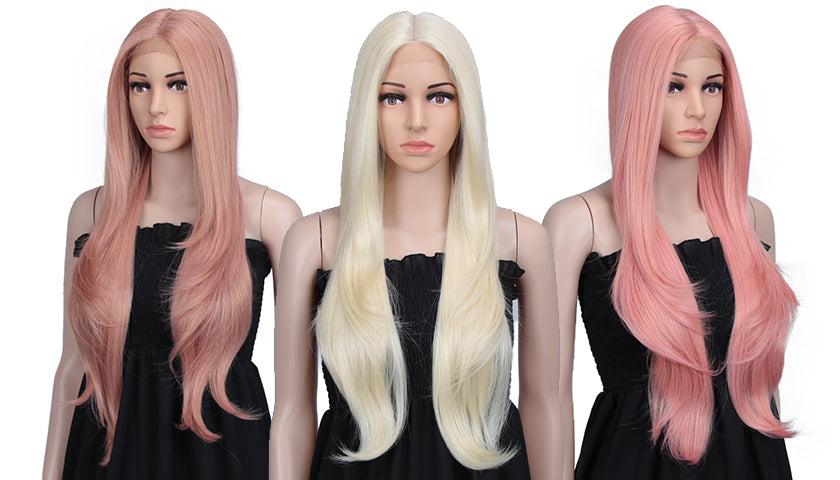Cida丨Synthetic 6" Middle Part Lace Front Wigs丨31 Inch long straight Wig