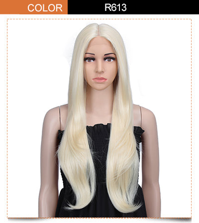 Cida丨Synthetic 6" Middle Part Lace Front Wigs丨31 Inch long straight Wig
