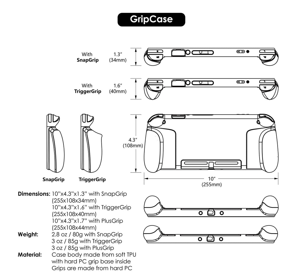 GripCase spec