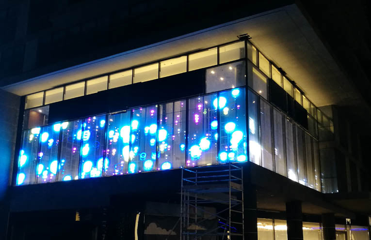 Clear LED display