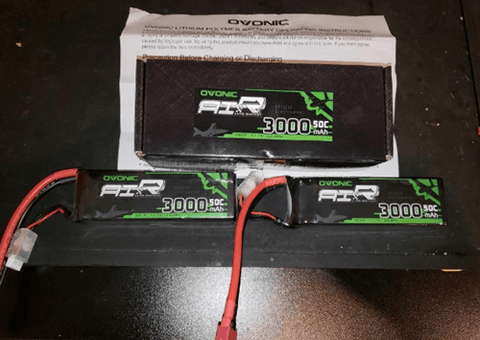 Ovonic 11.1V 3000mAh 3S 50C LiPo Battery Pack