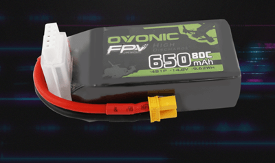 ovonic 4s 650mah lipo for micro FPV
