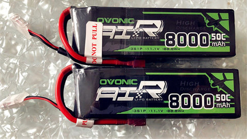Ovonic 8000mah 3s 50C lipo battery for RC car/airplane