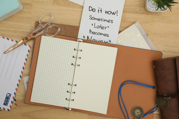 Phomemo PU Leather Loose-leaf Notebook