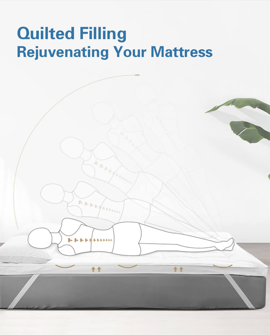The mattress topper is easy to maintain and durable