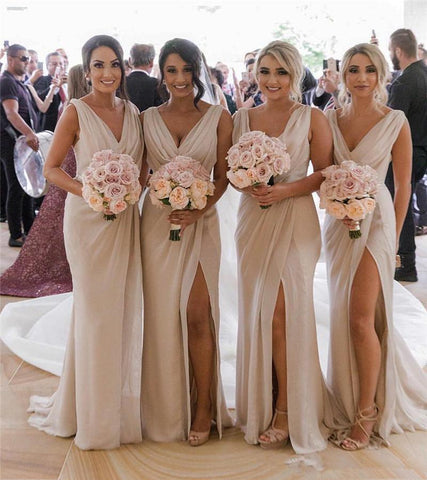 cheap chiffon bridesmaid dresses