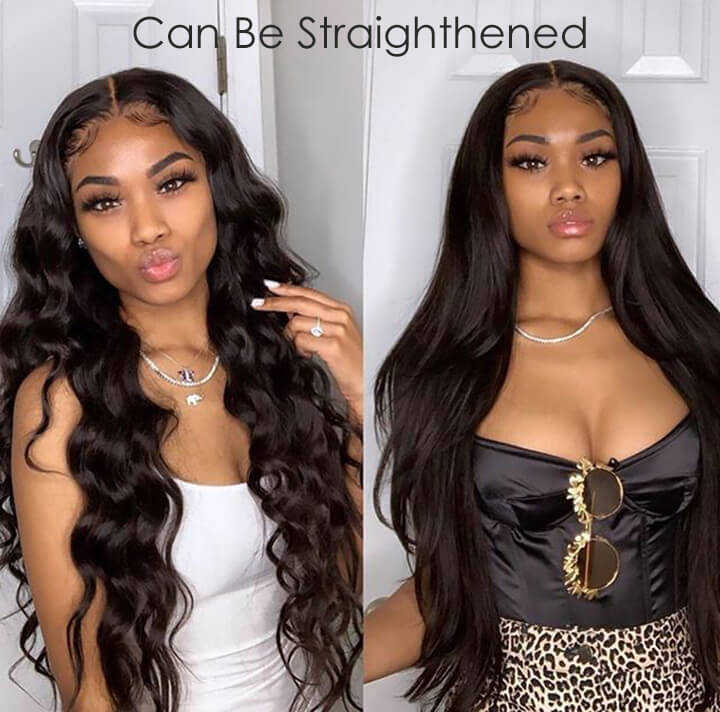 13x4 Body Wave Lace Front Wigs Raw Indian Remy Human Hair Wigs With Baby Hair Pre pulucked Hairline