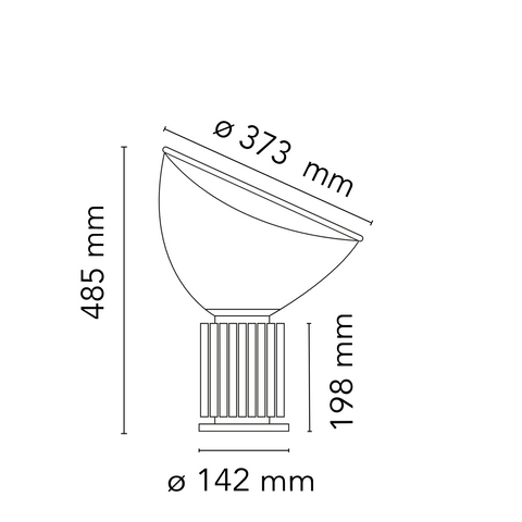 Stolní lampa Taccia