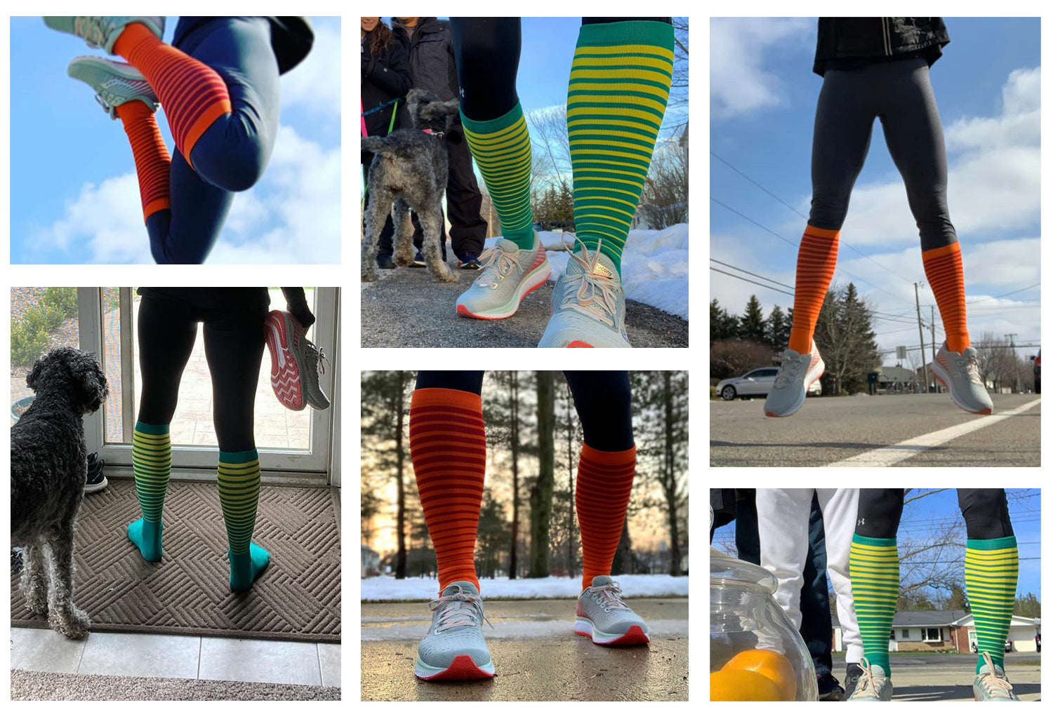 compression socks customer show