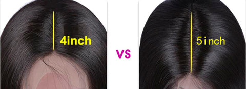 5x5 lace closure human hair wigs with deeper natural hairline