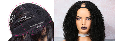 non lace human hair wigs and U part human hair wigs