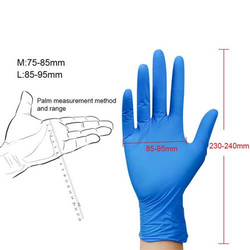 Disposable Nitrile Gloves (100 Packs)