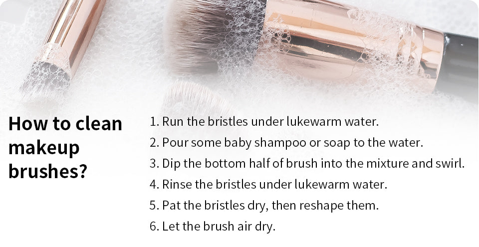 how to clean makeup brushes