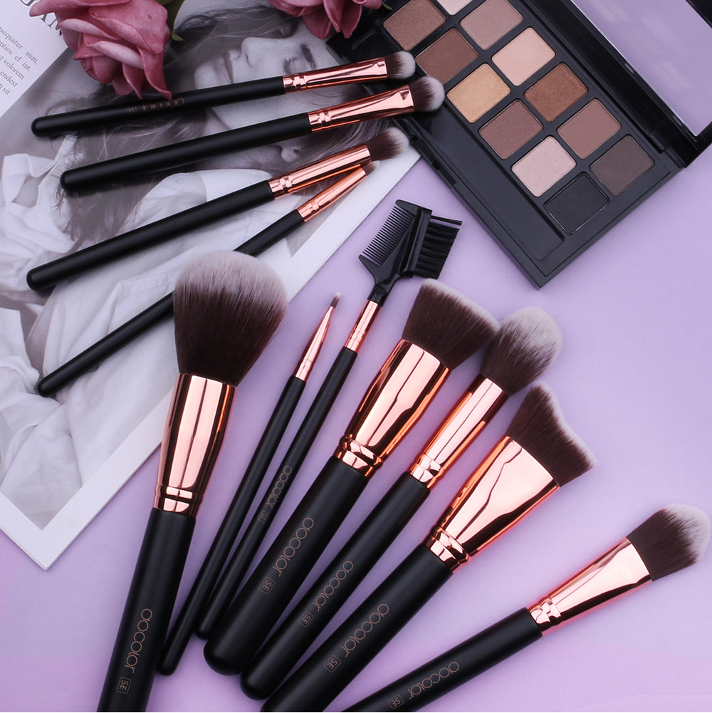 Rose Gold 11 Pieces Basic Brush Set