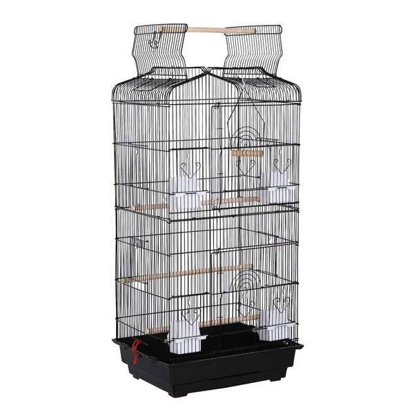 41’’ H Open Top Metal Bird Cage