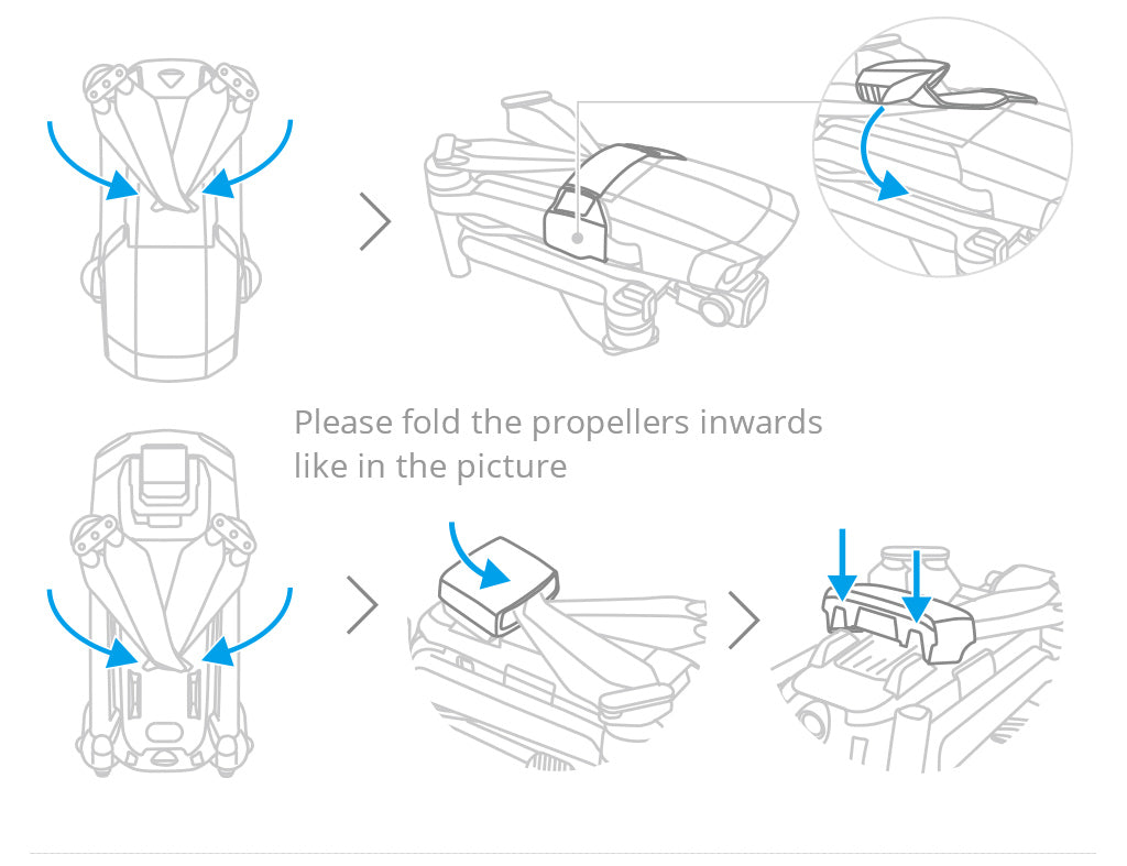 DJI Air 2S & Mavic Air 2 Propeller Holder - Installation