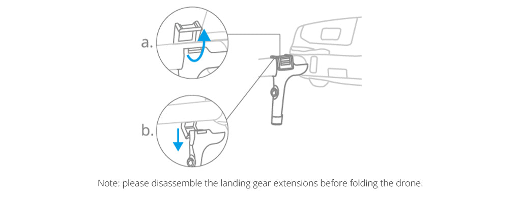 DJI Air 2S & Mavic Air 2 Landing Gear Extensions - Detachment