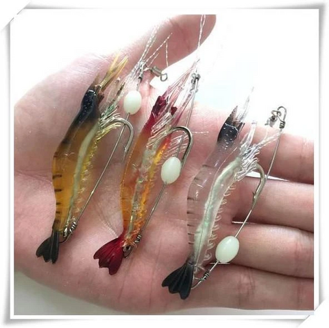 3 Pcs Genius shrimp soft fishing lure - 3 pcs shrimp
