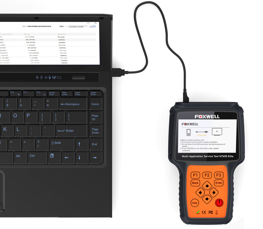 Foxwell Online Free Update via USB Cable