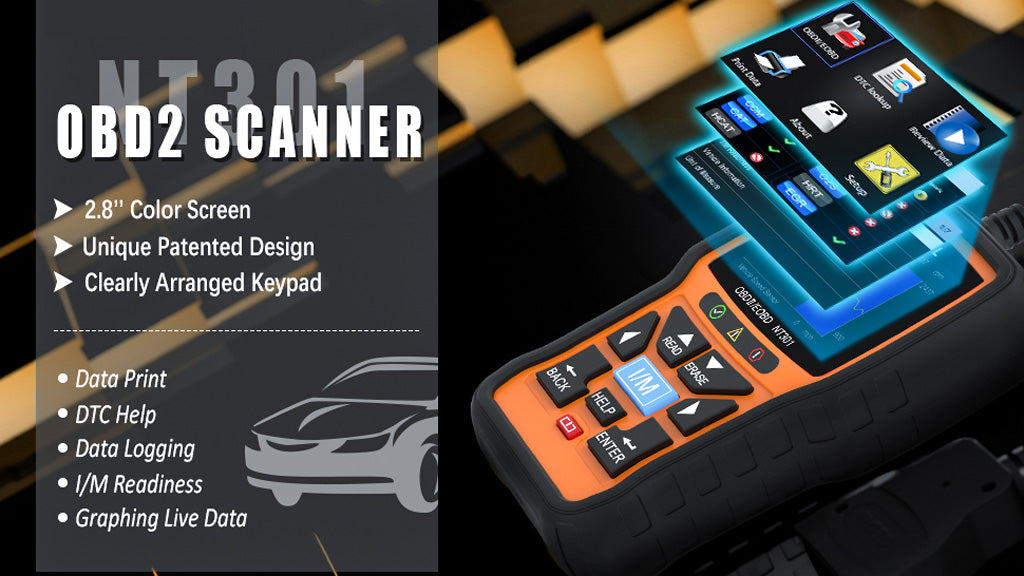 Foxwell NT301 OBD Scanner Data Print