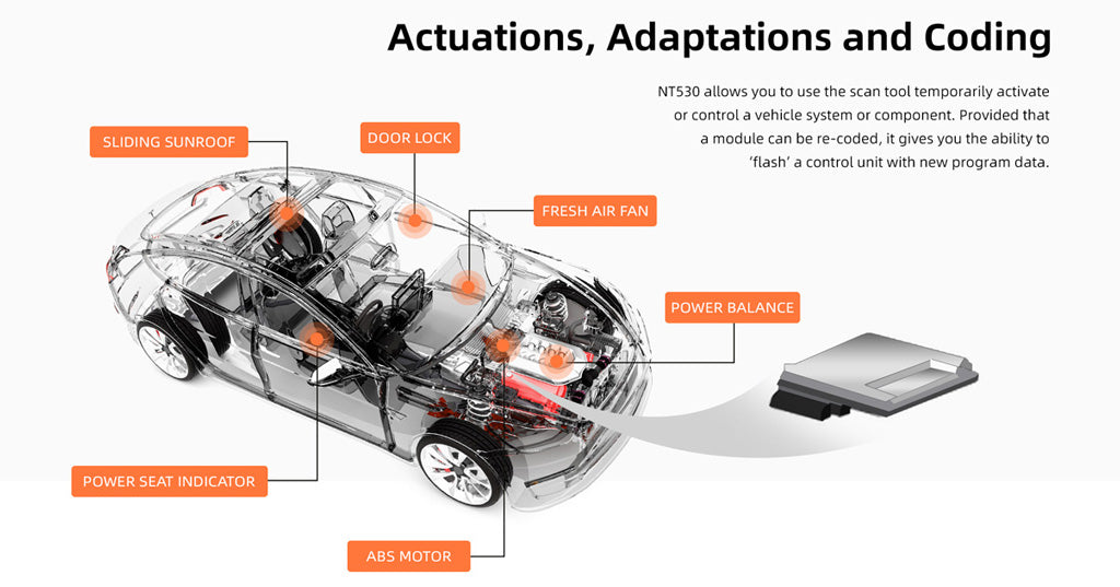Foxwell NT530 is multi-system Diagnostic Scanner