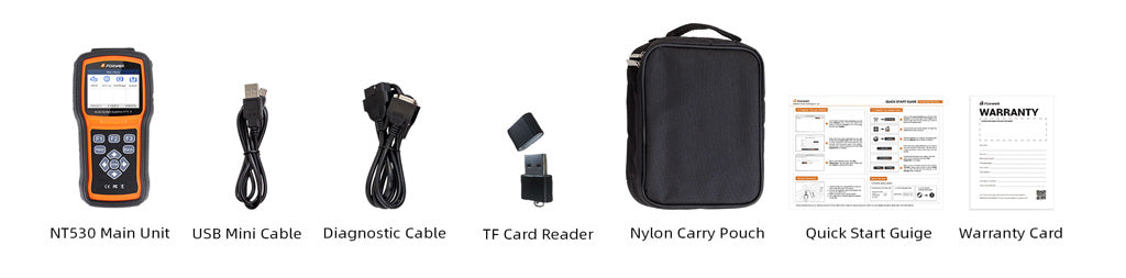 Foxwell NT530 Package List