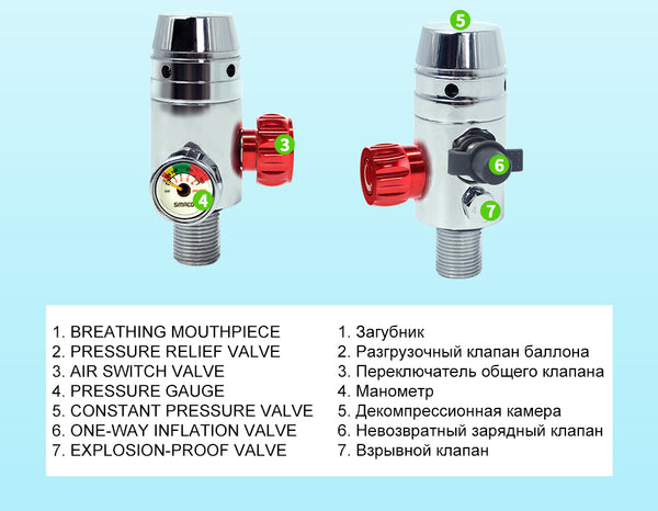 1L Scuba Diving Cylinder S400 Diving Equipment
