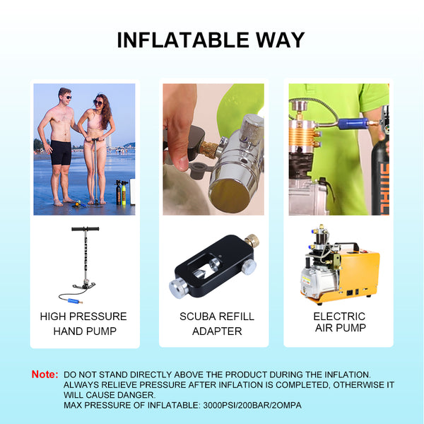 1L Scuba Diving Cylinder S400 Diving Equipment