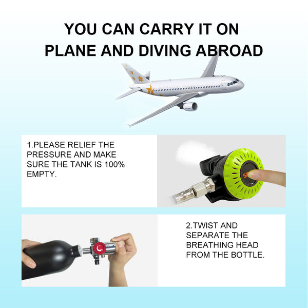 Smaco Mini Scuba Diving Kit 1L Capacity for 20 Minutes