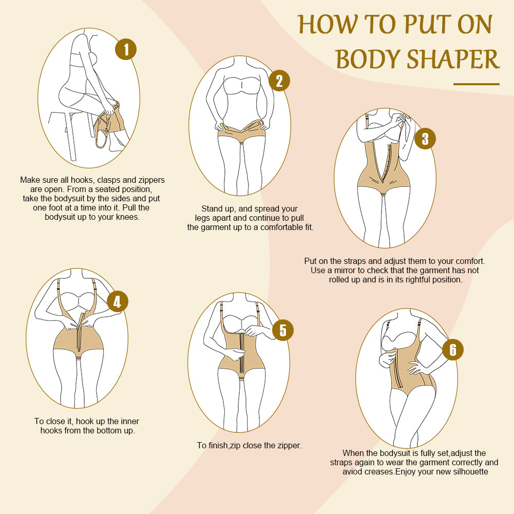 Shapellx Adjustable Crotch Butt Lifting Shapewear