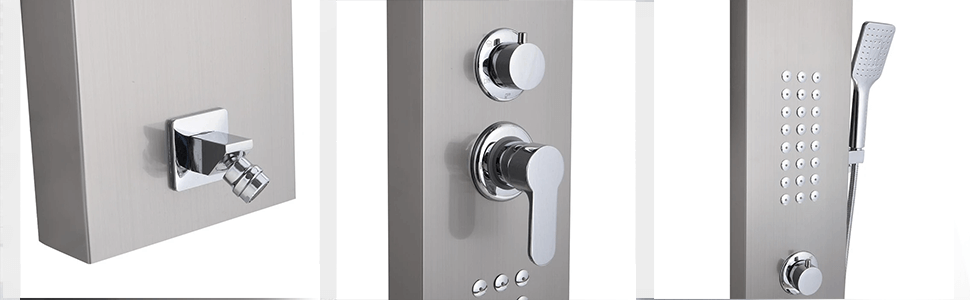 brushed stainless steel