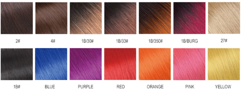 Human hair color wig chart on heymywig.com