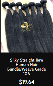 Silky straight raw human hair bundles grade 10A | Heymywig.com