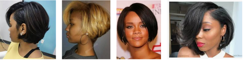 Chic Chin length bob hair cut for black women 2020
