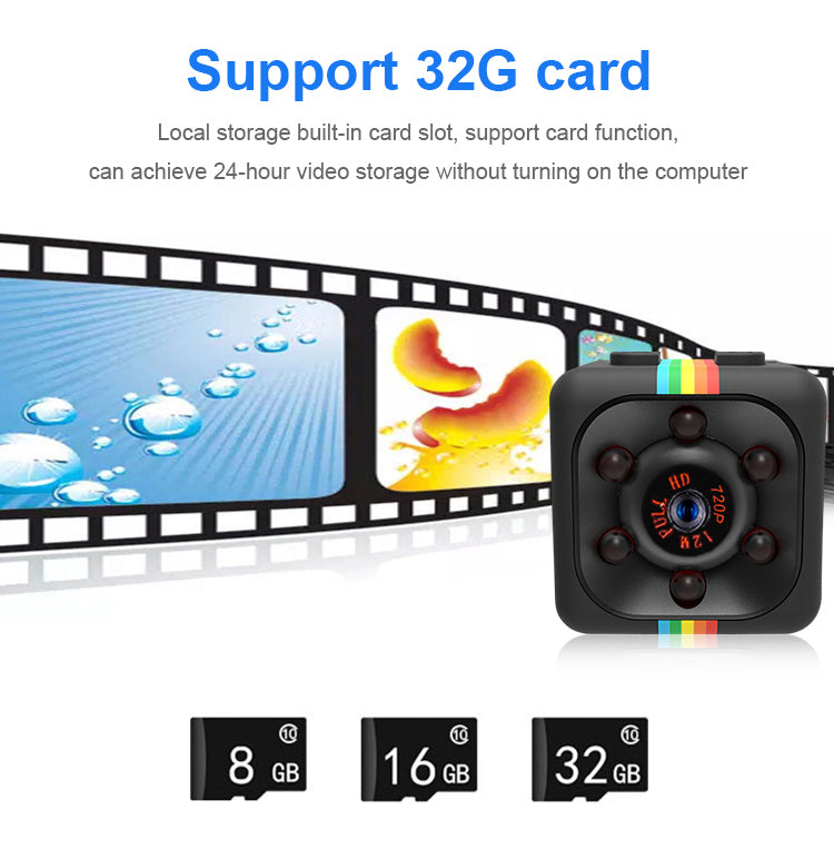 Minikamera HD 1080P kleiner Nockensport Dv