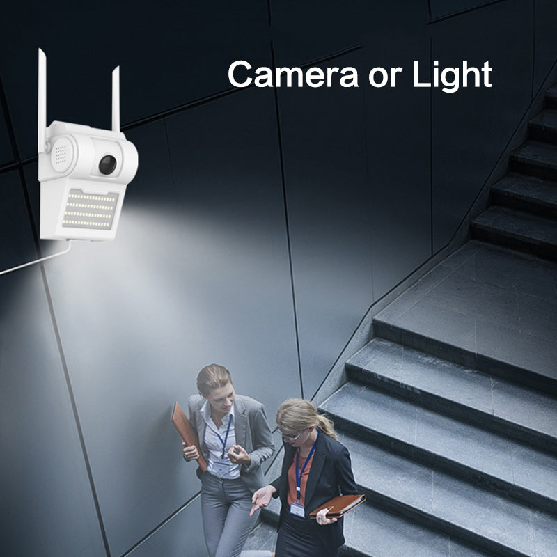 Outdoor Security Motion Sensor Floodlight 1080P WiFi Camera