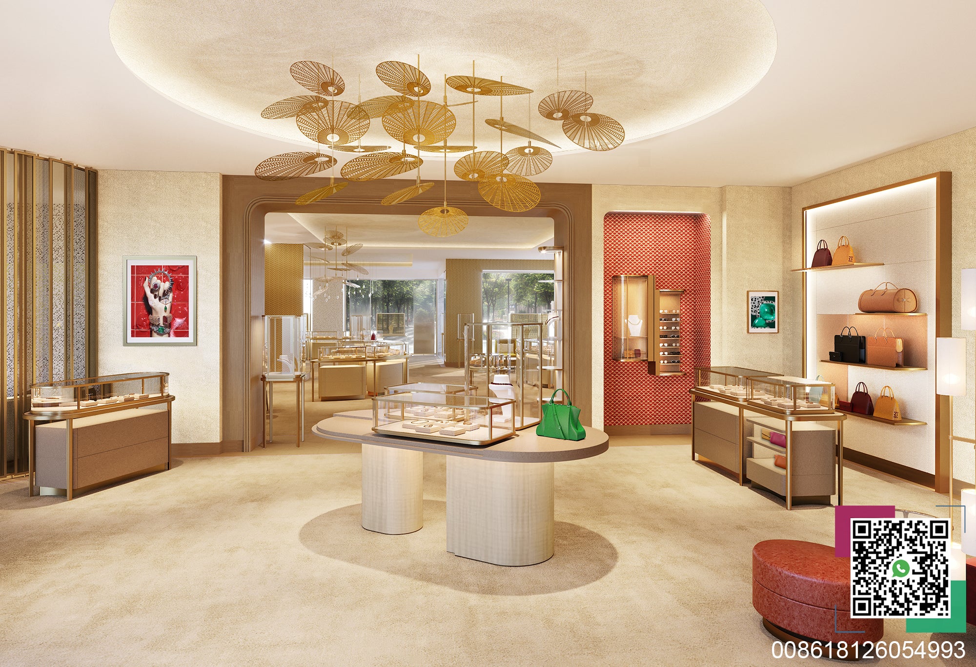 Cartier jewelry store interior design