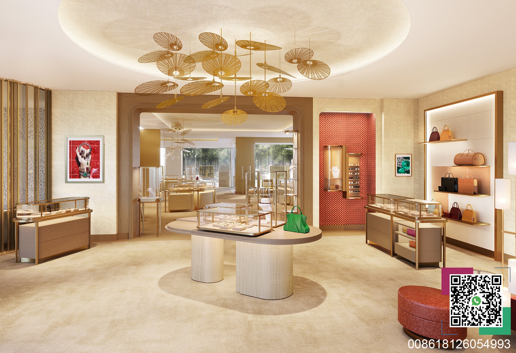 Cartier Luxury jewelry shop design - M2 Retail