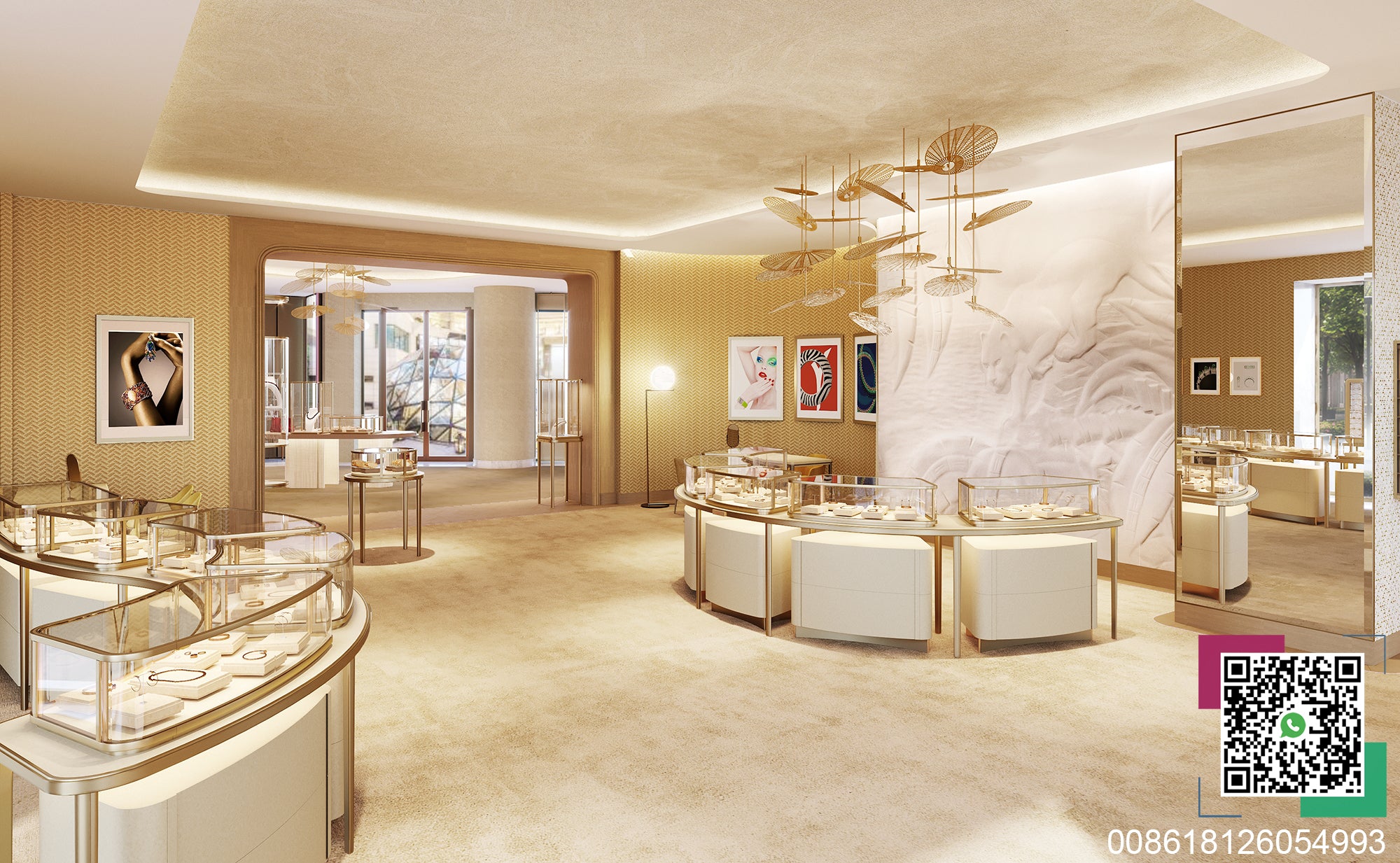 Cartier Luxury jewelry shop design - M2 Retail