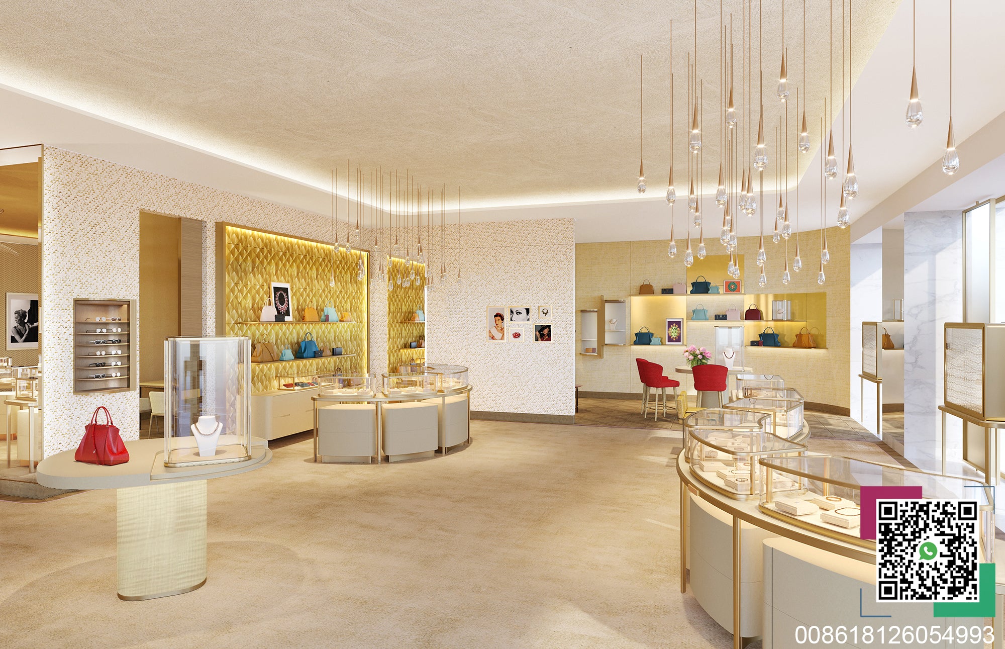 Cartier Luxury jewelry shop design - M2 Retail