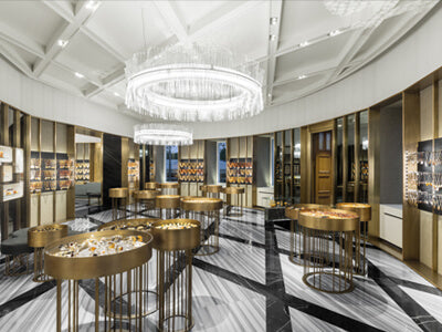 Cartier Luxury jewelry shop design - M2 Retail