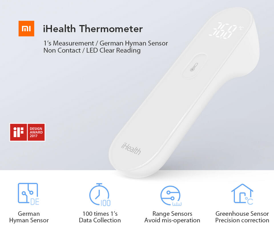 Introduction of four functions of thermometer