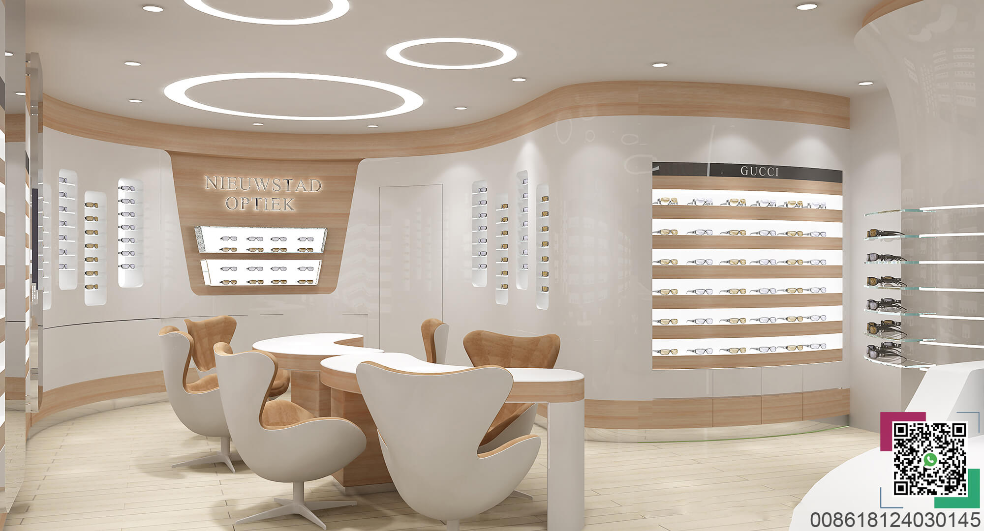 Optical store reception area