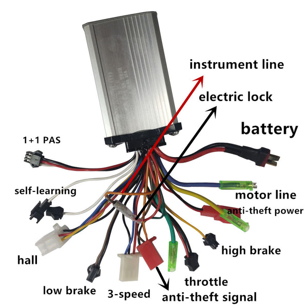 36V ebike motor controller