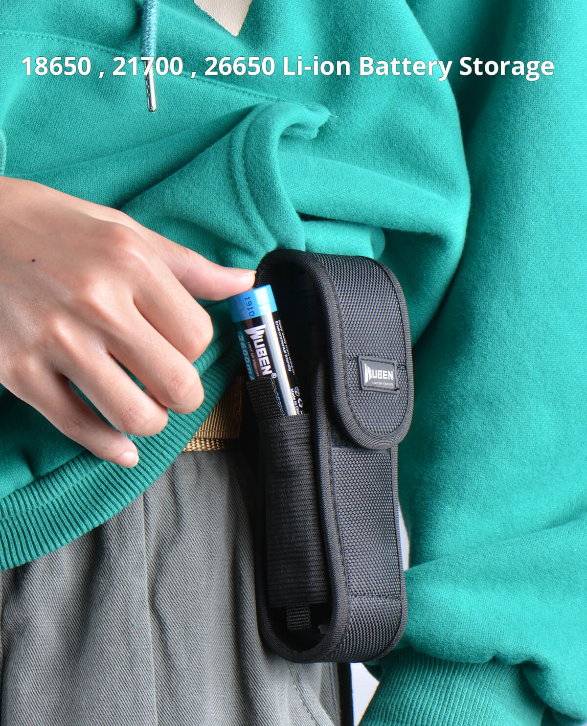 Flashlight Holster Nylon Holder