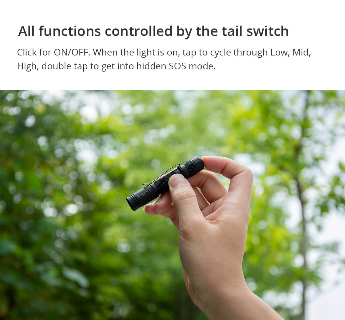 WUBEN E01 EDC 100 Lumens Keychain Flashlight