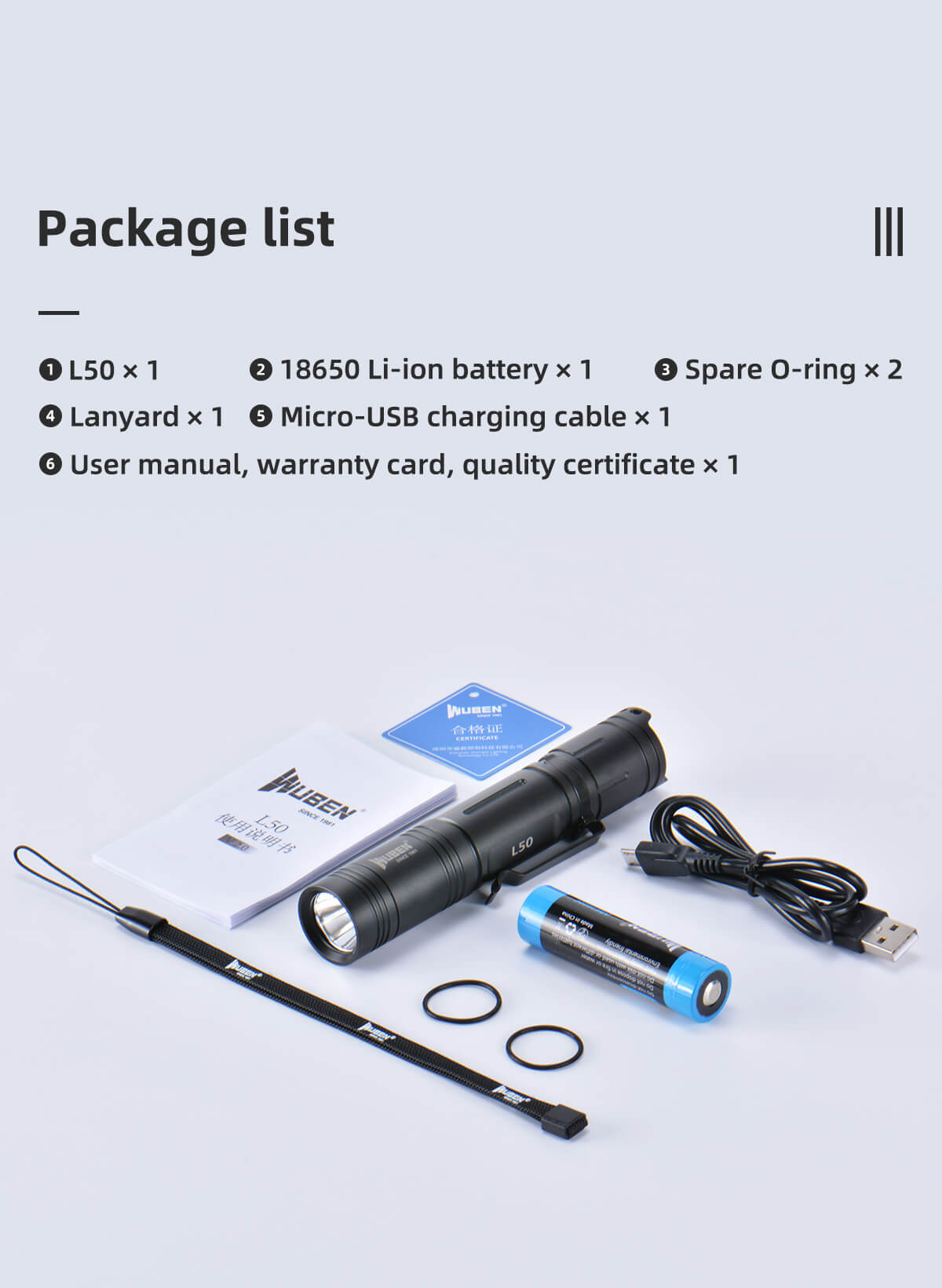 WUBEN L50