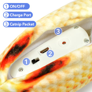 Electric Moving Fish Cat Toy