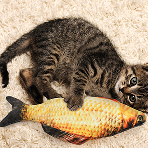 Electric Moving Fish Cat Toy