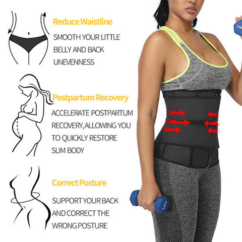 Women Waist Trainer Corset Sauna Sweat Faja Sport Girdle Slimming Shaper